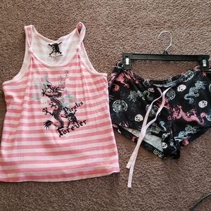 Sleep sets tees and boxers medium